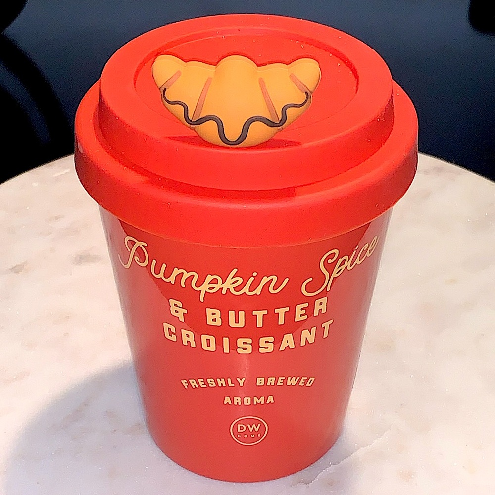 DW HOME CANDLE PUMPKIN SPICE & BUTTER CROISSANT 11.4OZ 1 WICK RICHLY SCENTED NEW